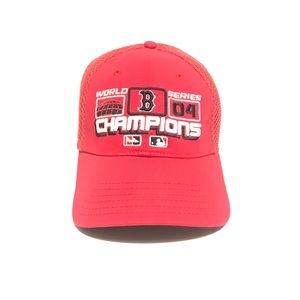 New Era Boston Red Sox 2004 World Series Champions Hat One Size Red